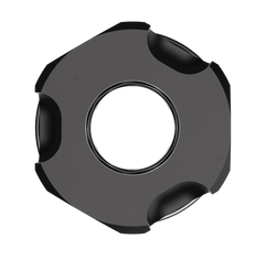 Liberty Precision Machine Liberty Bell Muzzle Brake 5/8x24 Black Stainless Steel 1.70" — view 3