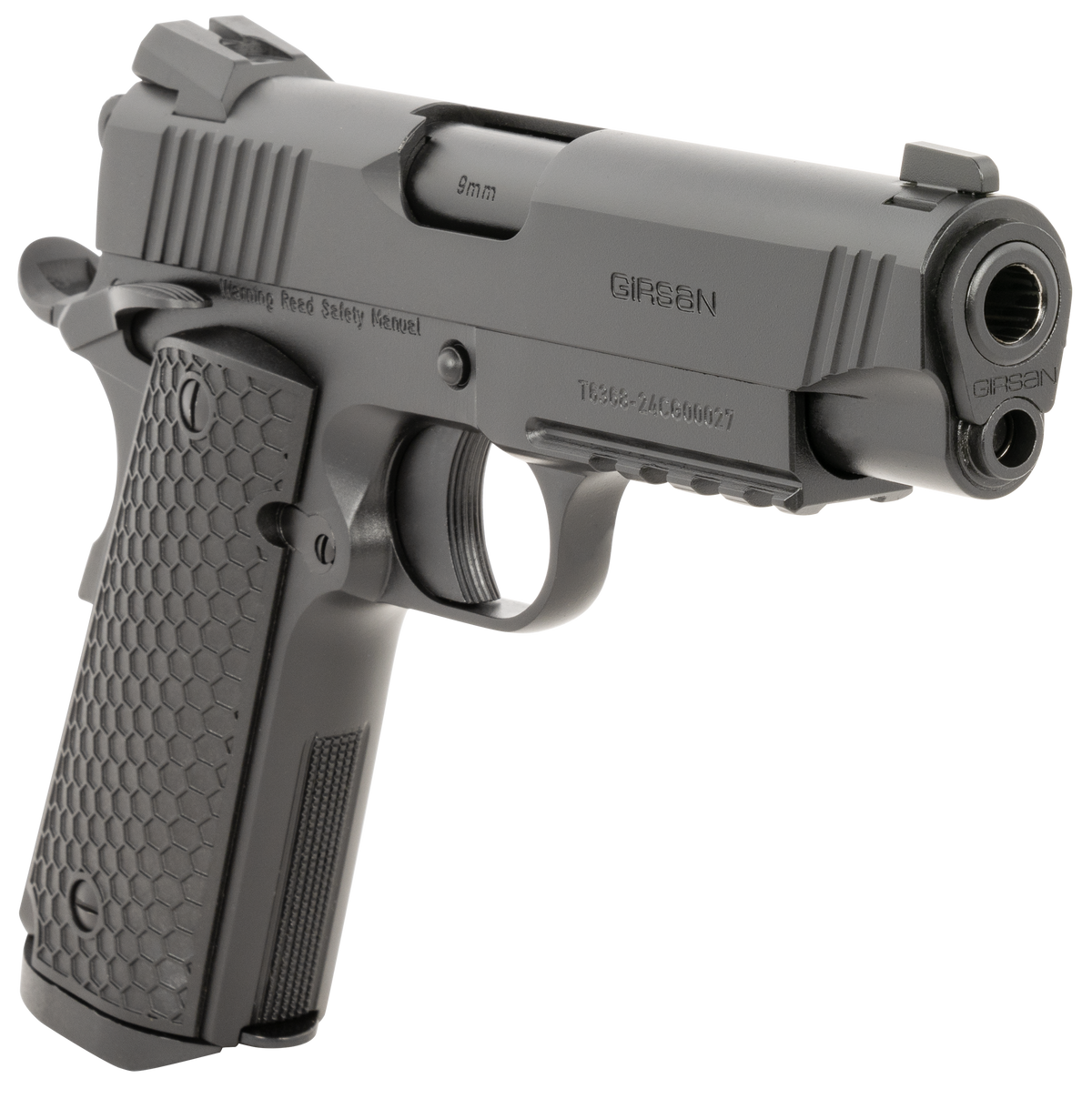 EAA Girsan MC1911 C Untouchable 9mm Luger 4.40" 9+1 Semi-Auto Pistol — view 3