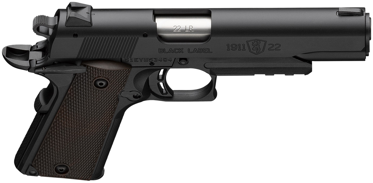 Browning 1911 Black Label Full Size 22 LR 4.25" 10+1 Semi-Auto Pistol — view 3