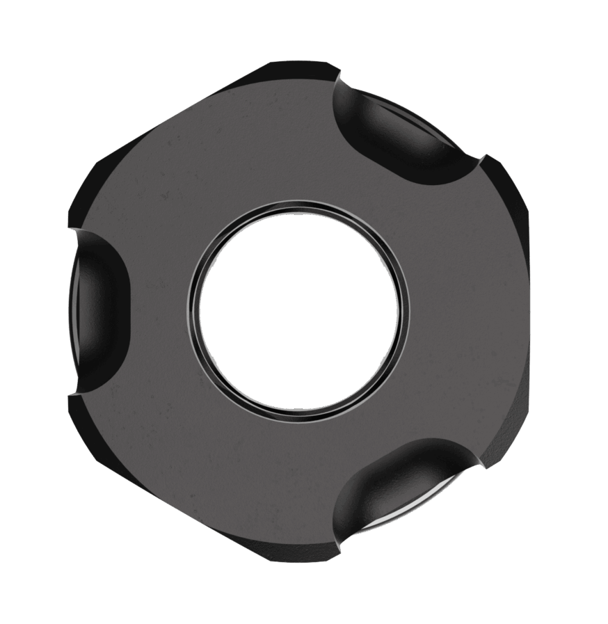 Liberty Precision Machine Liberty Bell Muzzle Brake 1/2x28 Black Nitride 1.70" — view 3