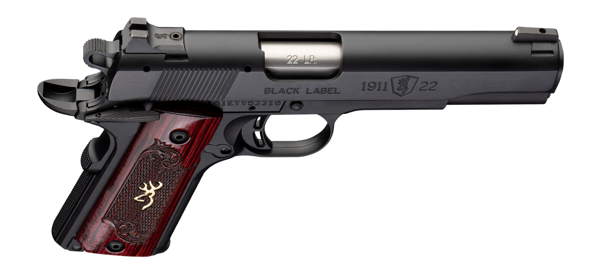 Browning 1911-22 Black Label Medallion Full Size 22 LR 4.25" 10+1 Semi-Auto Pistol — view 3