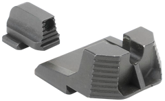 Strike Industries Strike Iron Sights M&P/M&P M2.0 Suppressor Height Black/Blank Front & Rear — view 3