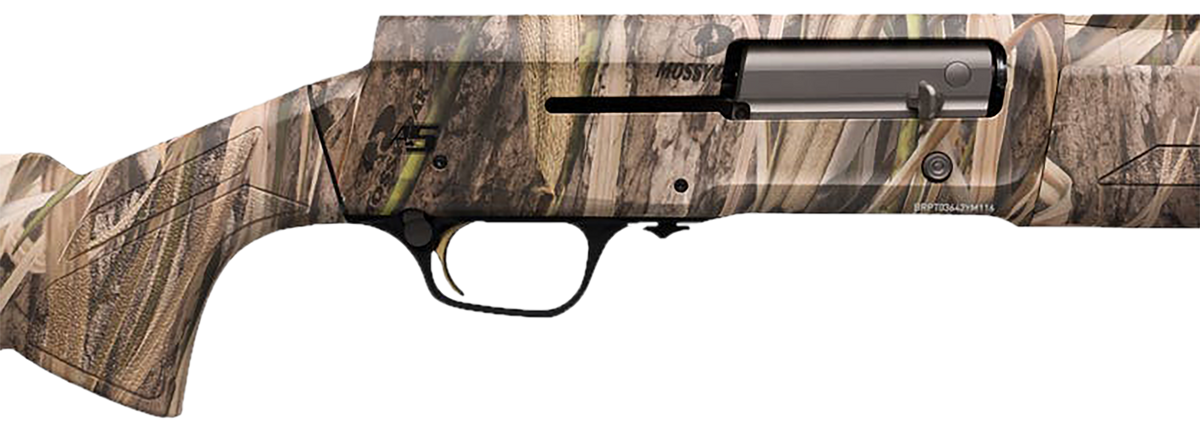 Browning A5 Sweet Sixteen 16 Gauge 28" 4+1 Semi-Auto Shotgun - Mossy Oak Shadow Grass Habitat — view 3