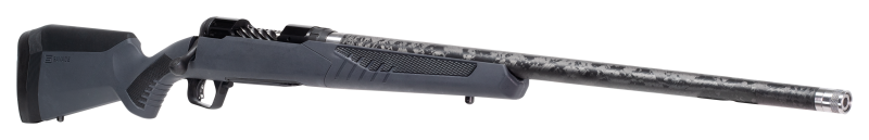 Savage 110 UltraLite Full Size 6.5 Creedmoor 22" 4+1 Bolt Action Rifle - Adj AccuStock Gray Synthetic, Right Hand — view 3