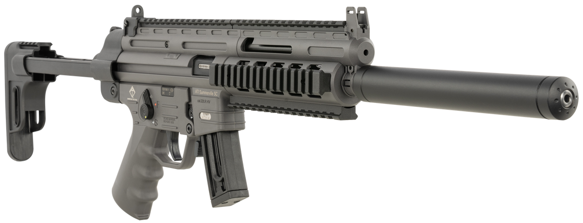 ATI GSG-16 22LR 16.25" 10+1 Semi-Auto Rifle - Smoke Gray — view 3