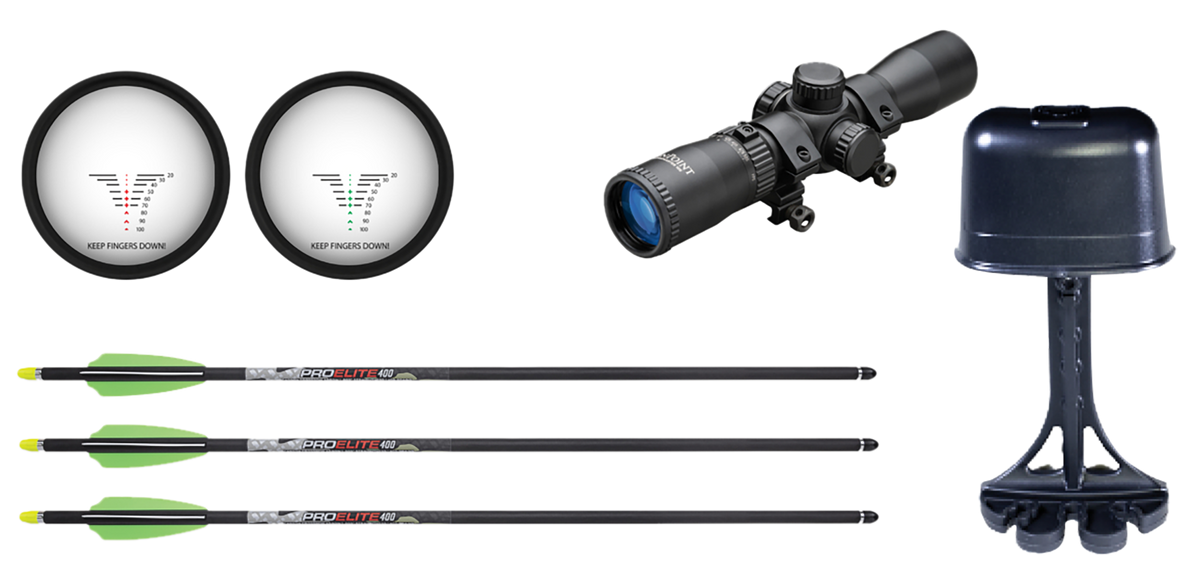 TenPoint Turbo X Crossbow 33.25" 230 lb Draw Moss Green 415 fps w/ ACUslide & RangeMaster 100 — view 3