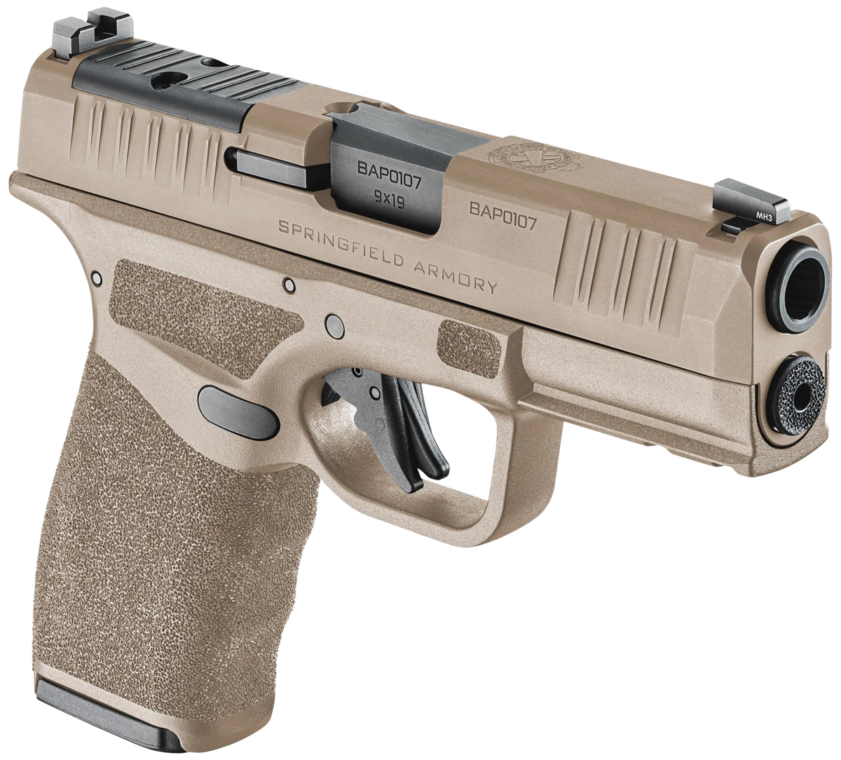 Springfield Armory Hellcat Pro OSP 9mm Luger 3.7" 15+1 Semi-Auto Pistol - FDE — view 3