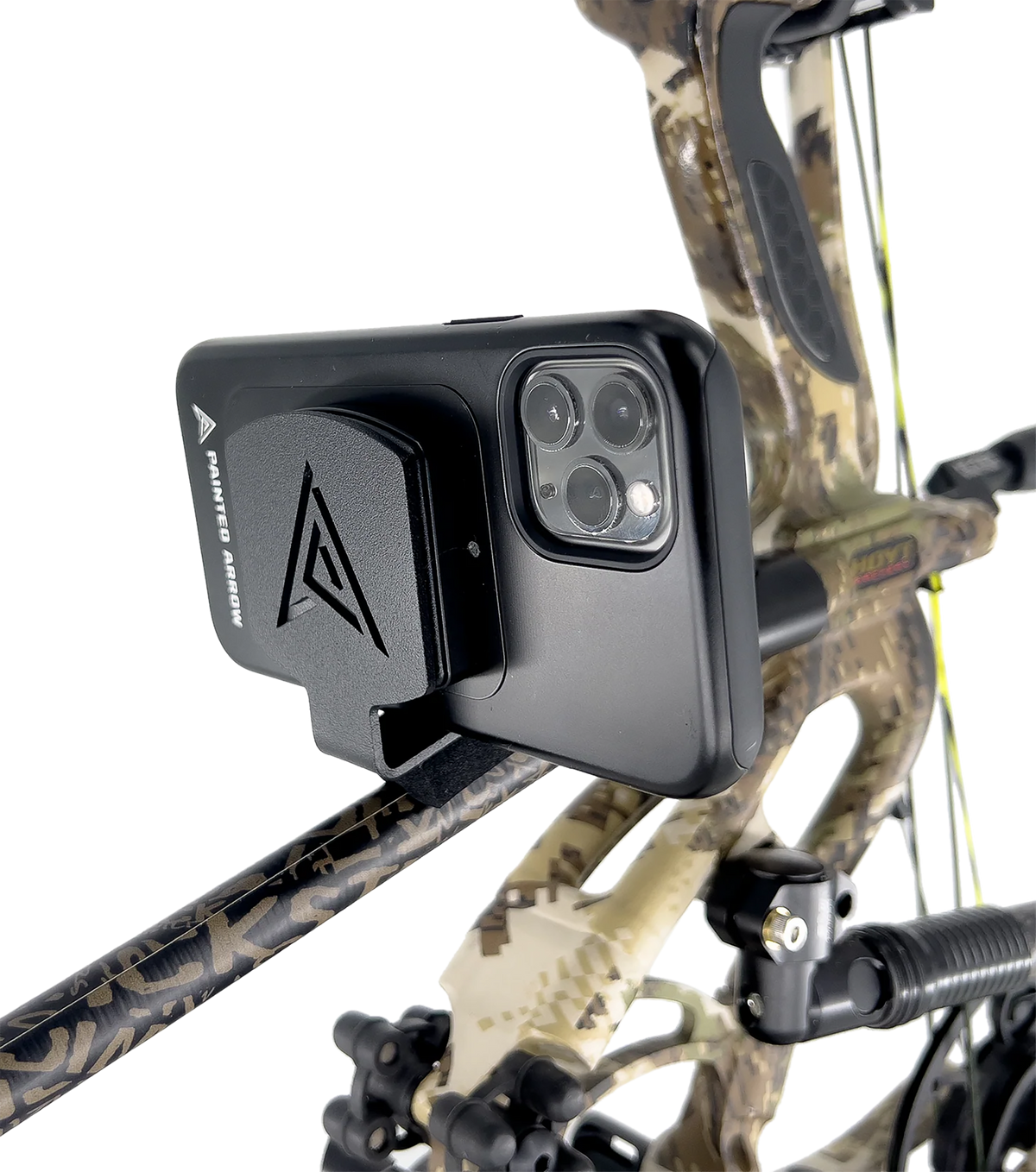 Painted Arrow Mag-Pro Plus 8-10 Degree Smart Phone Mount Black Carbon Steel — view 3