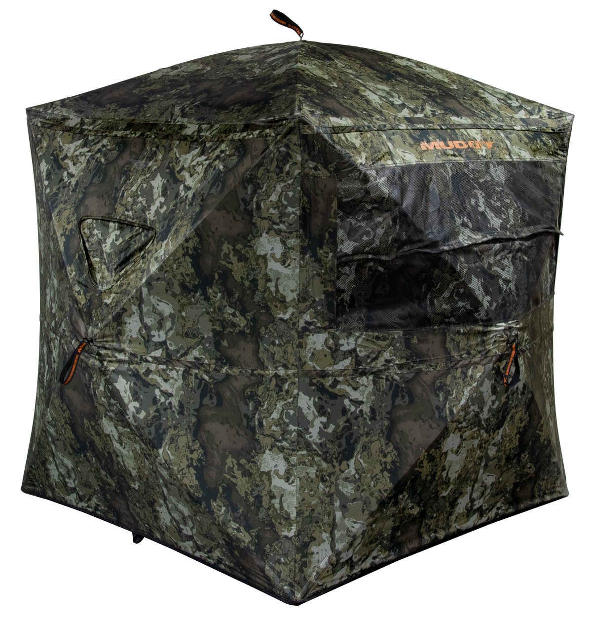 Muddy Infinity Evo 58" x 58" 3-Person Veil Canyon Grey Hunting Blind — view 3