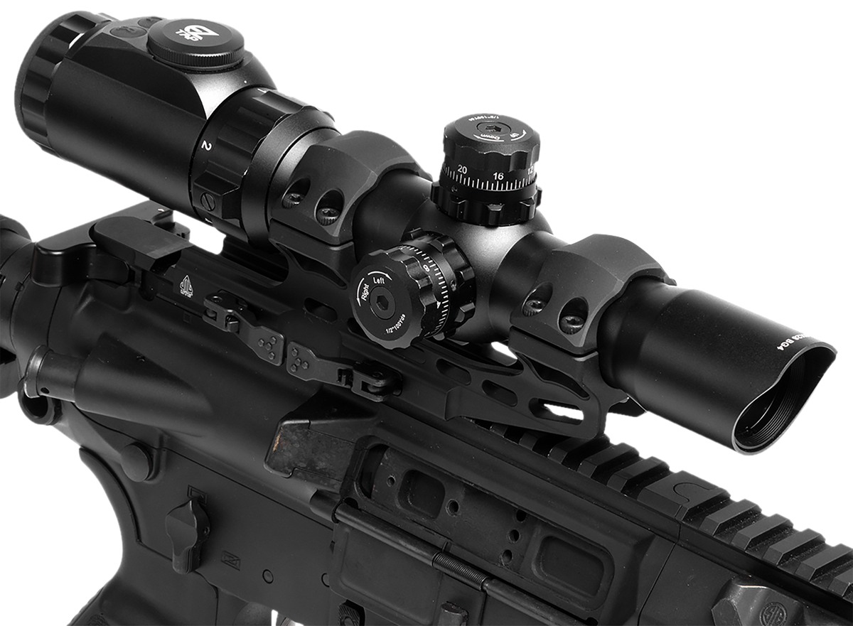 UTG ACCU-SYNC 30mm QR Picatinny Cantilever Scope Mount - High Profile - 50mm Offset — view 3