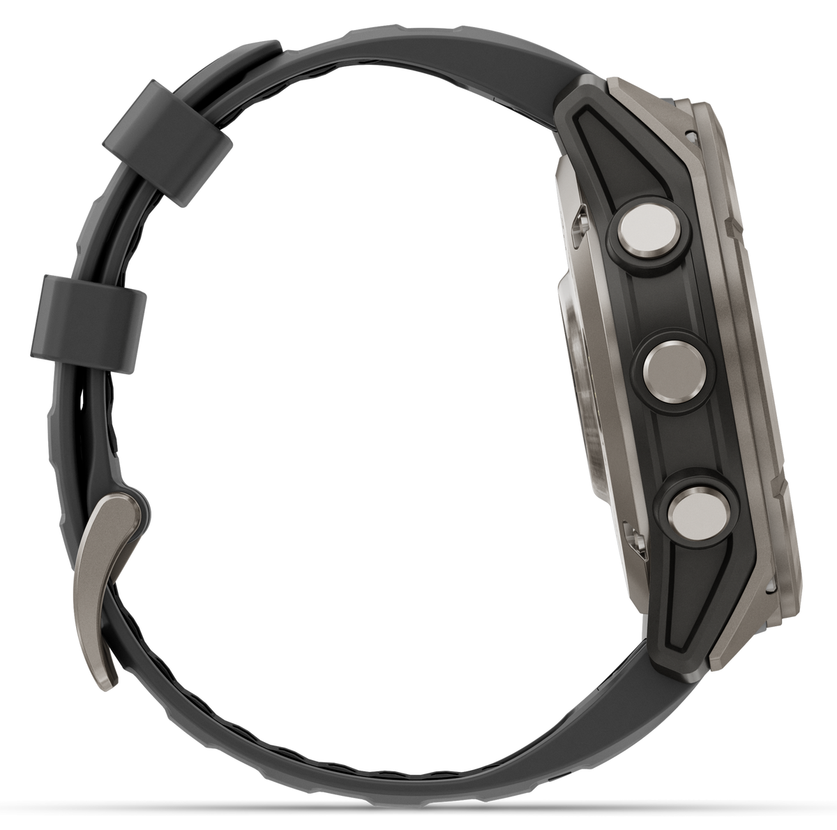 Garmin fenix 8 Pro 51mm AMOLED Sapphire Titanium GPS Smartwatch w/inReach - Graphite Black Band — view 3