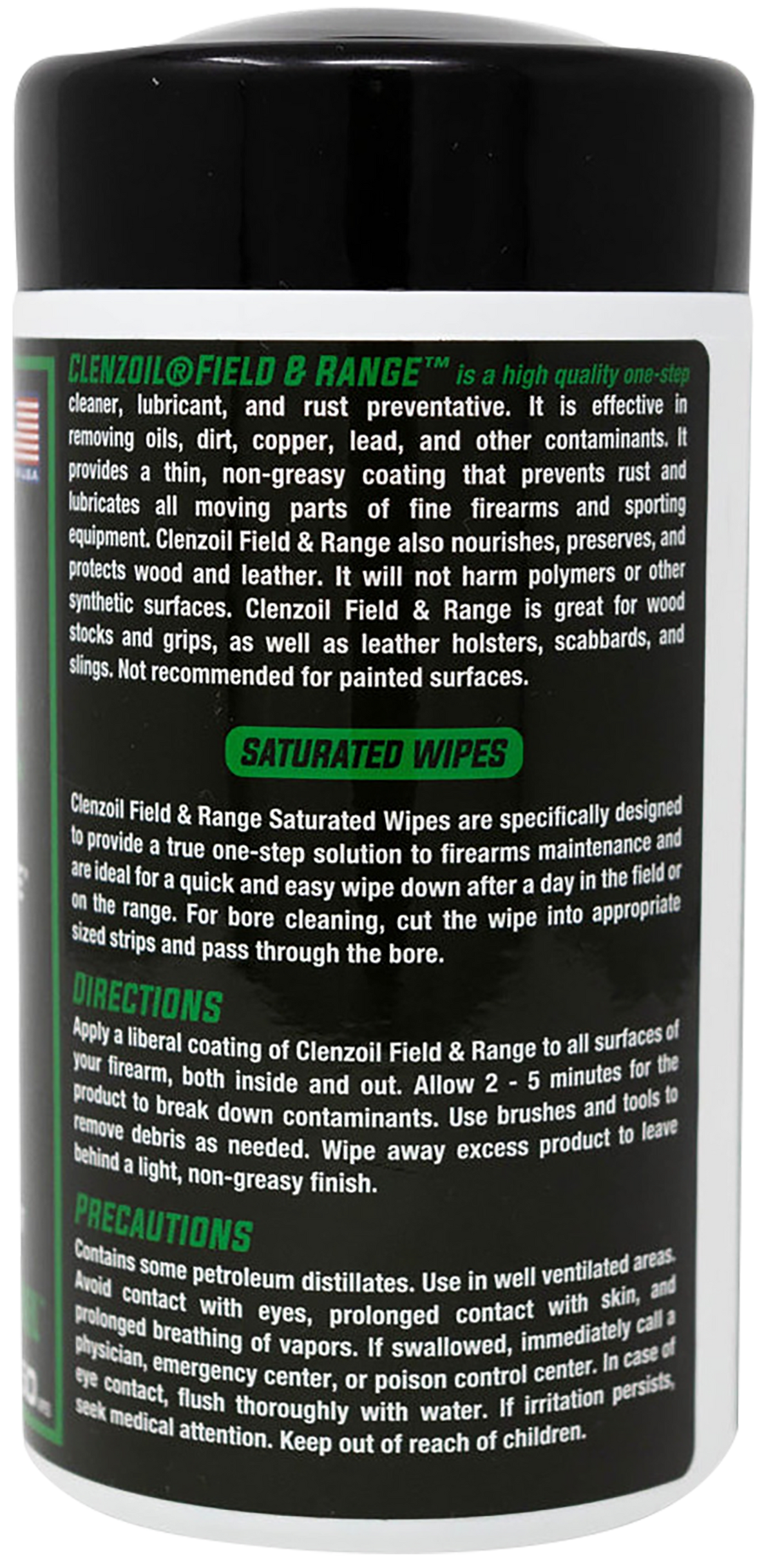 Clenzoil 2243 Field & Range Pre-Saturated Cleaning Wipes 50 Count — view 3