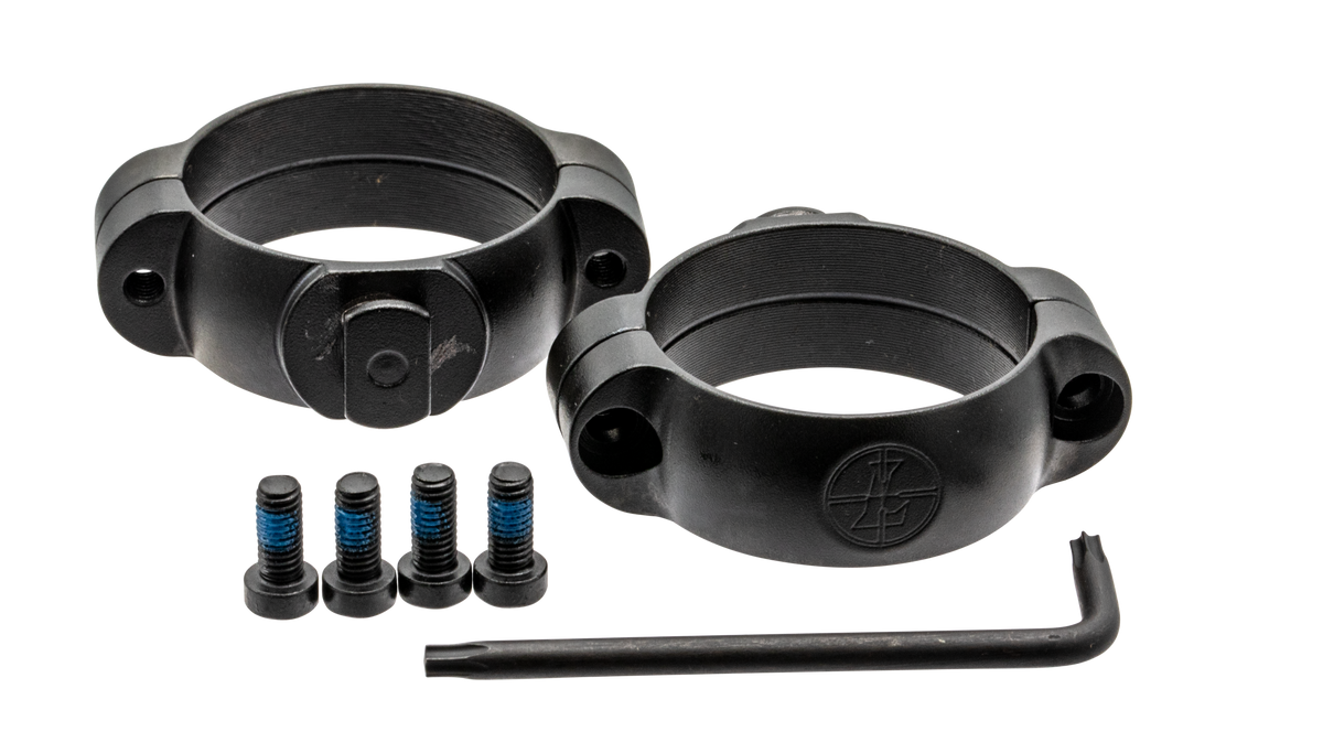 Leupold Dual Dovetail 35mm Medium 2-Piece Matte Black Steel Scope Rings — view 3