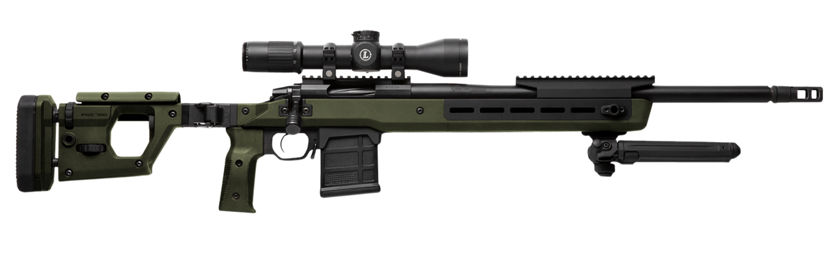 Magpul Industries Pro 700 Folding Stock OD Green for Remington 700 Short Action — view 3