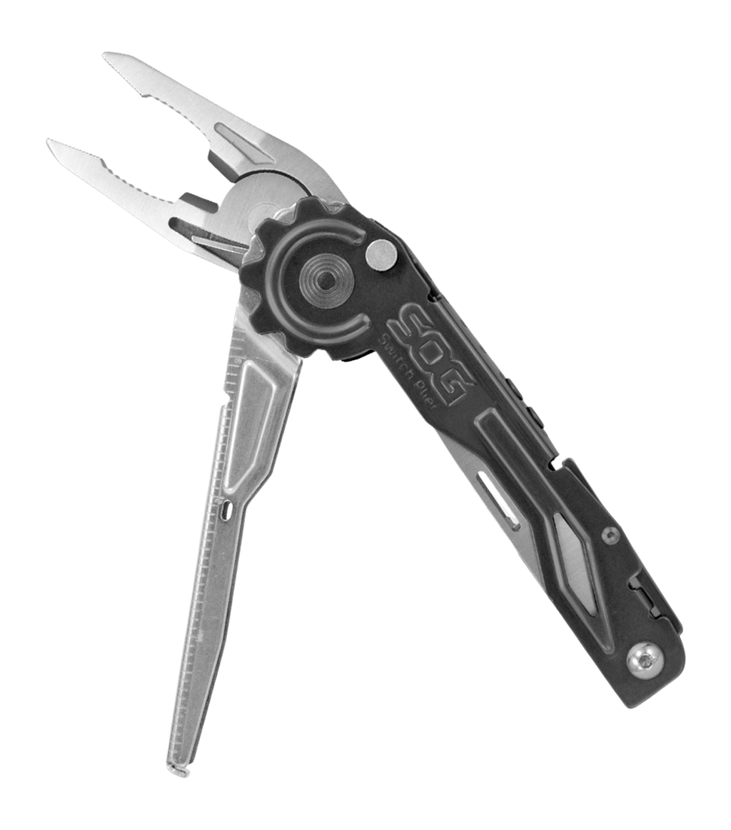 S.O.G SwitchPlier 2.0 12-in-1 Multi-Tool 6.1" Black / Silver Stainless Clam Pack — view 3