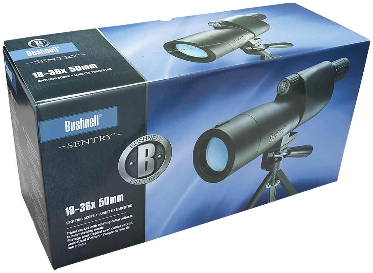 Bushnell Sentry 18-36x50mm Black Aluminum Spotting Scope — view 3