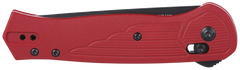 Columbia River SERO 3.02" Folding Plain Black TiNi S35VN Drop Point Red GRN Knife — view 3