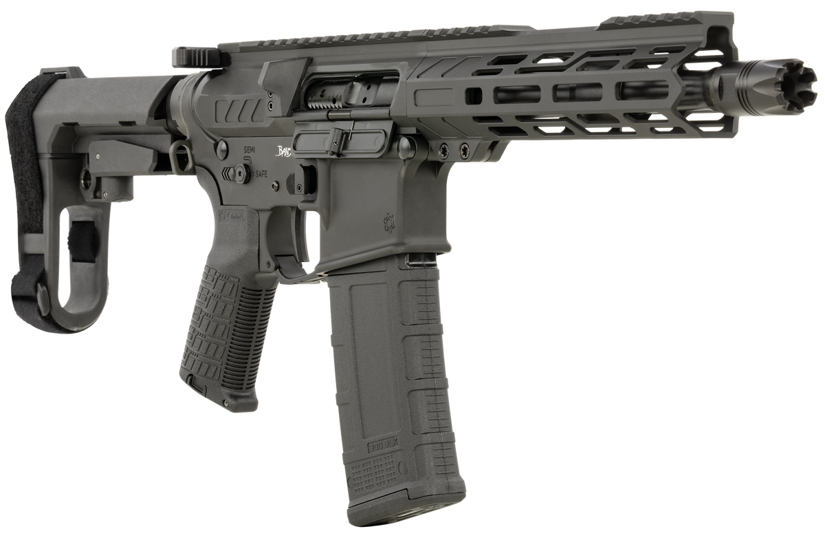 CMMG Banshee MK4 300 Blackout 8" 30+1 Semi-Auto Pistol - Black Armor Cerakote — view 3