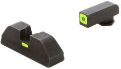 Ameriglo GL614 CAP Night Sight Set for Glock - Green Tritium LumiGreen Outline Front / LumiGreen Bar Rear — view 3