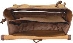 Allen Rival Double Compartment Shell Bag Tan Canvas Holds 2 Boxes 2-3/4" 12 Gauge — view 3
