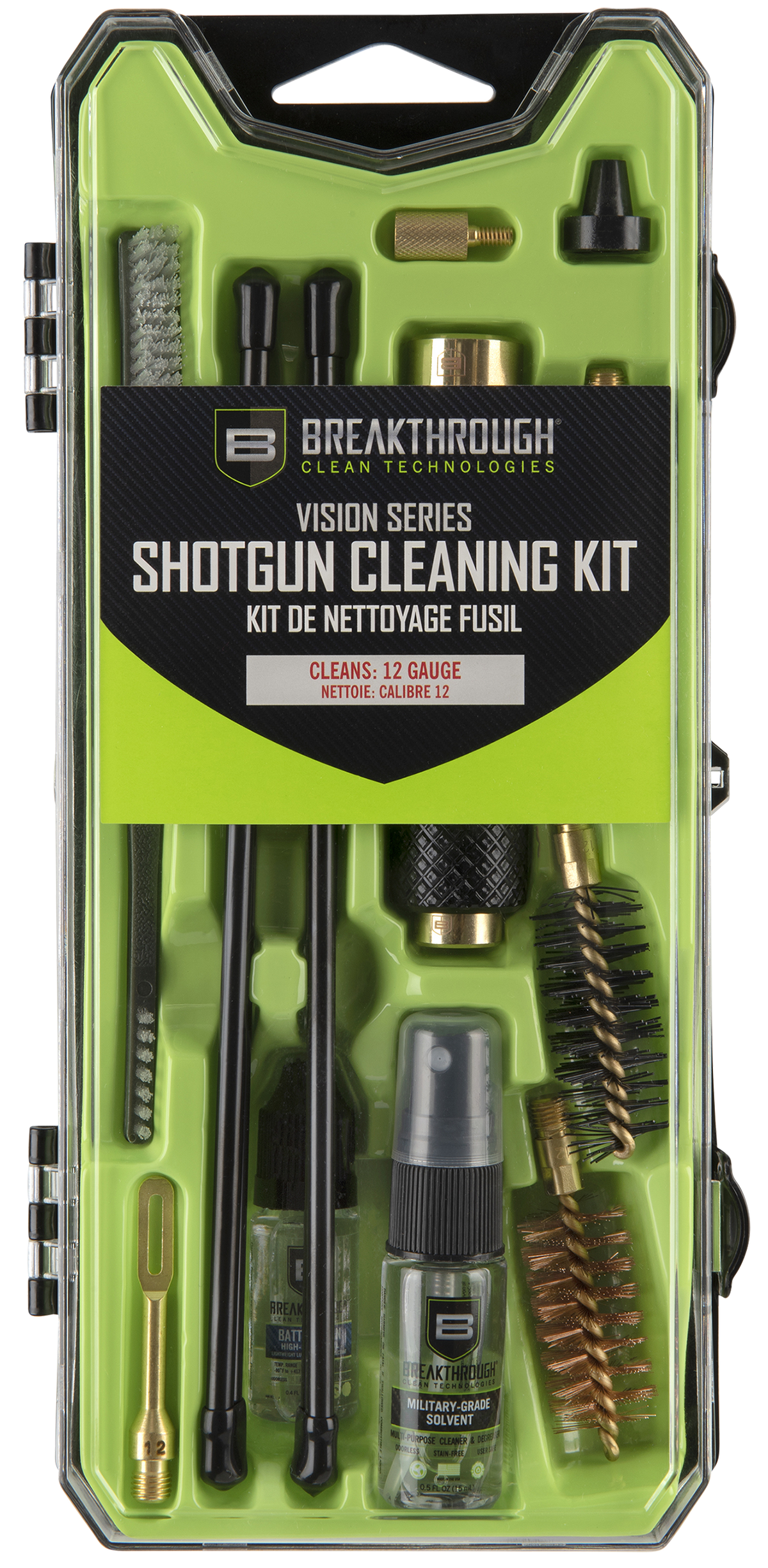 Breakthrough Clean Vision Series 12 Gauge Shotgun Cleaning Kit - 15 Piece — view 3