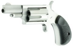 NAA 22MGRC Mini-Revolver 22 WMR 1.63" 5-Shot SAO - Stainless Steel, Black Rubber Grip — view 3