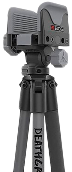 Bog-Pod DeathGrip Bantam Aluminum 20"-42" 3-Leg Shooting Tripod - Gray/Black — view 3