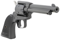 Heritage Mfg Rough Rider 22 LR/22 WMR 4.75" 6-Shot SAO Revolver - Black Polymer Grip - Black Satin — view 3