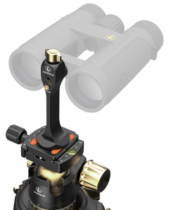 Leupold Pro Gear Quick-Stem Binocular Tripod Adapter 4.50" Black Aluminum — view 3