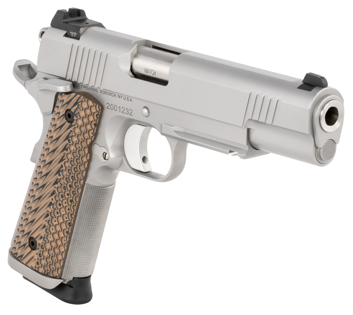 Dan Wesson Specialist Stainless 9mm Luger 5" 10+1 1911 Pistol — view 3