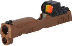 Sig Sauer P320 Compact X-Carry 9mm Luger 3.9" Slide Assembly w/ ROMEO-X PRO Optic - Coyote Brown — view 3