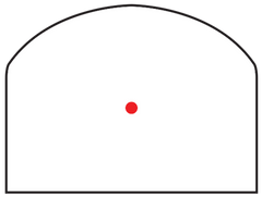 Trijicon RMRcc 1x 3.25 MOA Red Dot Sight - Matte Black - 1.80" — view 3
