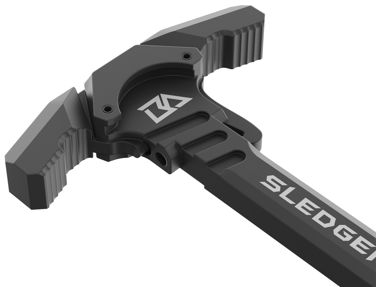 Breek Arms Sledgehammer AR-15/M16 Mil-Spec Ambidextrous Charging Handle - Black — view 3