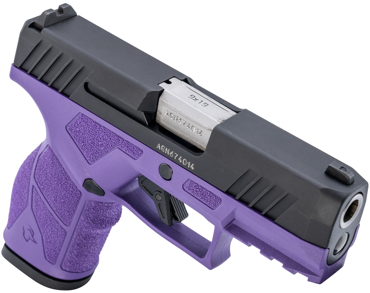 Taurus GX2 9mm Luger 3.37" 13+1 Semi-Auto Pistol - Dark Purple Polymer Frame — view 3