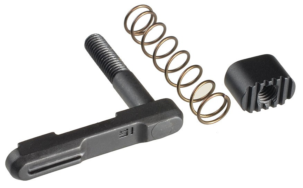 Strike Industries AR-SMC AR-Platform Magazine Catch Steel w/ 6061-T6 Aluminum Button Black — view 3