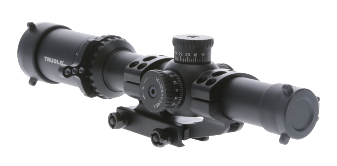 TruGlo Omnia 1-8x24mm 30mm Tube Illuminated APTR Tactical Rifle Scope - Black Anodized — view 3