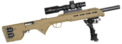 Desert Tech TREK-22 Fixed Bullpup Rifle Chassis Flat Dark Earth Synthetic - Fits Ruger 10/22 26.75" OAL — view 3