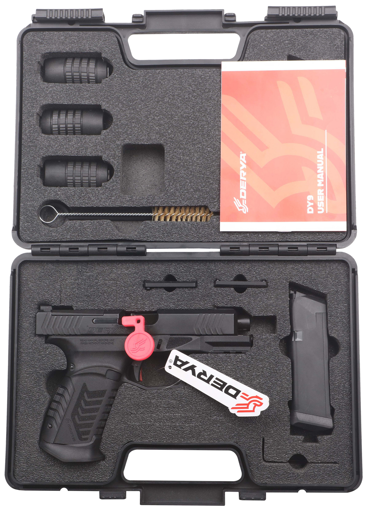 Derya Firearms DY9 9mm Luger 4.02" 10+1 Semi-Auto Pistol - Gold TiN Barrel — view 3