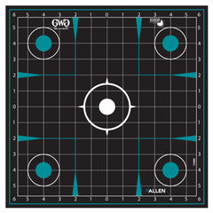 Allen Girls With Guns Splash 12"x12" Self-Adhesive Sight-In Grid Paper Target - 5 Pack — view 3
