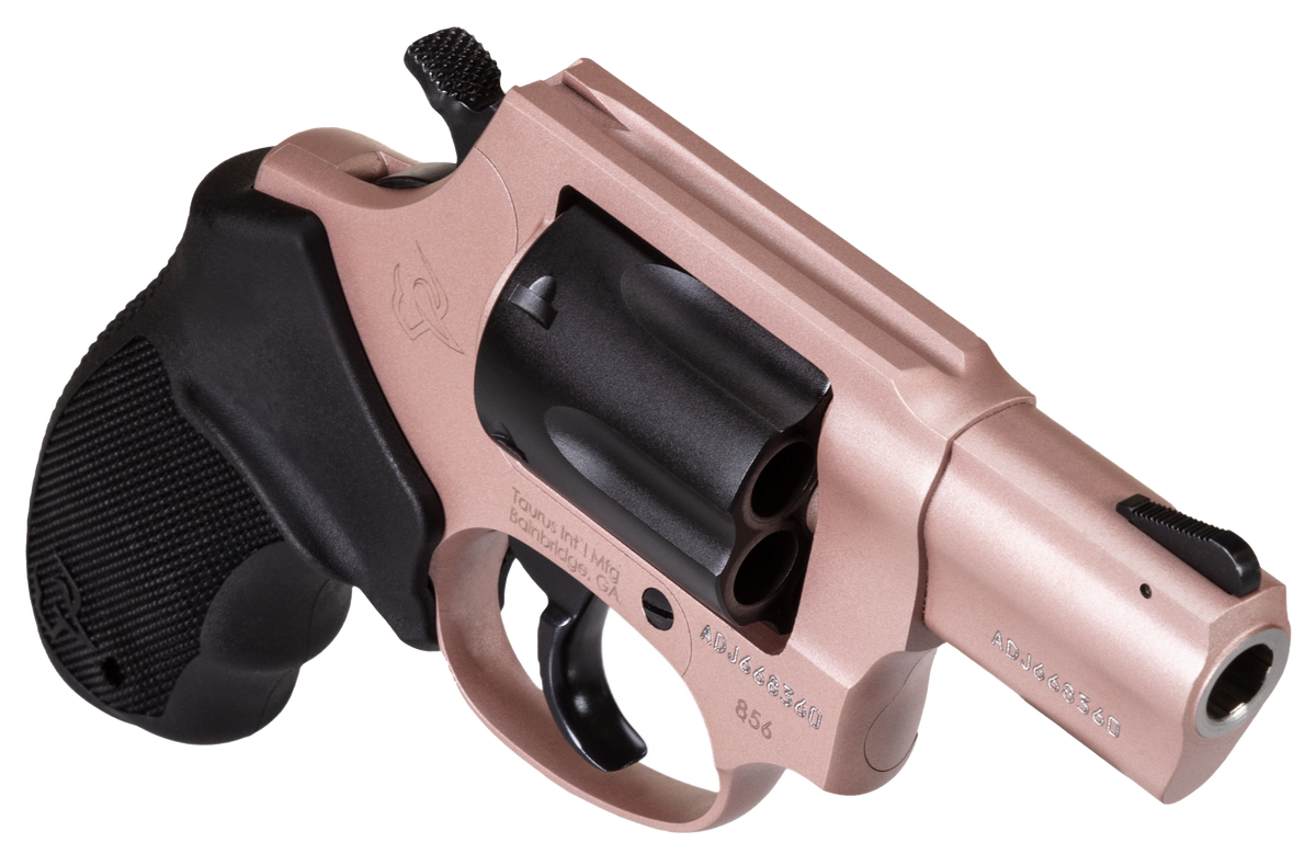 Taurus 856 Small 38 Special +P 2 in 6-Shot DA/SA Stainless Revolver - Rose Gold Cerakote — view 3