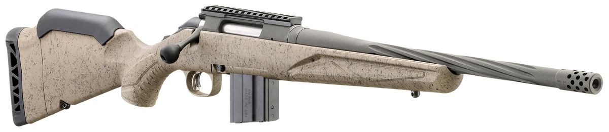 Ruger American Ranch Gen II 6.5 Grendel 16.10" 10+1 Bolt-Action Rifle - Flat Dark Earth Splatter — view 3