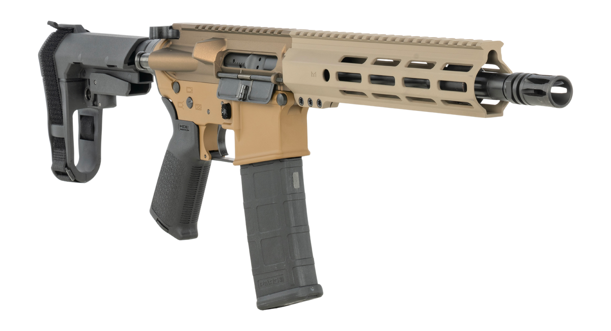 Shark Coast Tactical Scarbog 5.56 NATO 10.5" 30+1 Semi-Auto AR Pistol - SBA3 Brace — view 3