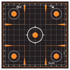 EZ-Aim 15314 Splash Reactive Sight-In Grid Self-Adhesive Paper Target 12" 5-Pack - Black/Orange — view 3