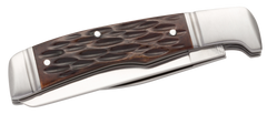 Browning Joint Venture 2-Blade Slipjoint Folder 2.88" 8Cr13MoV Brown Jigged Bone Handle — view 3