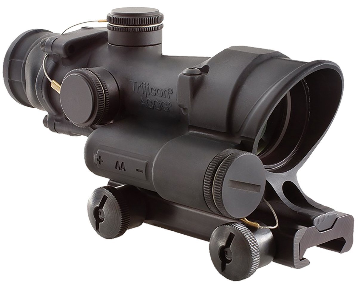 Trijicon 100390 ACOG 4x32mm LED Illuminated Green Crosshair .223/5.56 BDC Riflescope - Matte Black — view 3