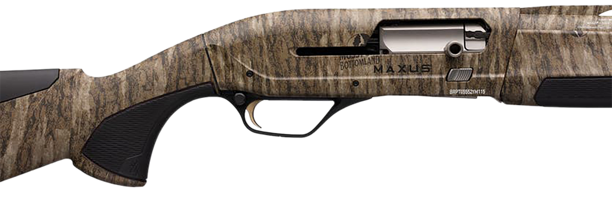 Browning Maxus II 12 Gauge 3.5" 4+1 Semi-Auto 28" Barrel Mossy Oak Bottomland Shotgun — view 3