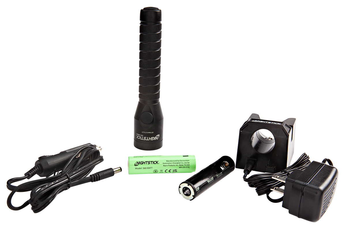 Bayco Nightstick TAC-660XL Dual Switch Rechargeable Tactical Flashlight 150/550/1100 Lumens Matte Black — view 3