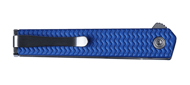CRKT 7083C CEO Microflipper 2.21" Sheepsfoot Folding Knife - Blue Aluminum — view 3