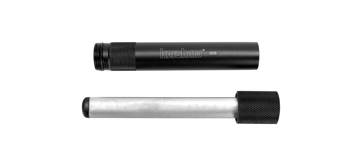 Kershaw Ultra-Tek 2535 9" Diamond Fine Blade Sharpener - Black Aluminum Handle — view 3