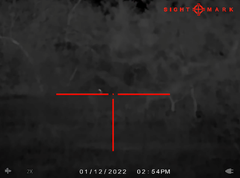 Sightmark Wraith Mini 2-16x35 Thermal Rifle Scope 384x288 50Hz Black — view 3